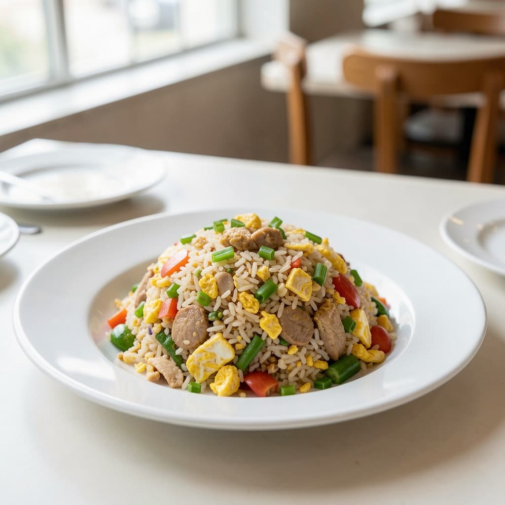 Manchurian Egg Fried Rice