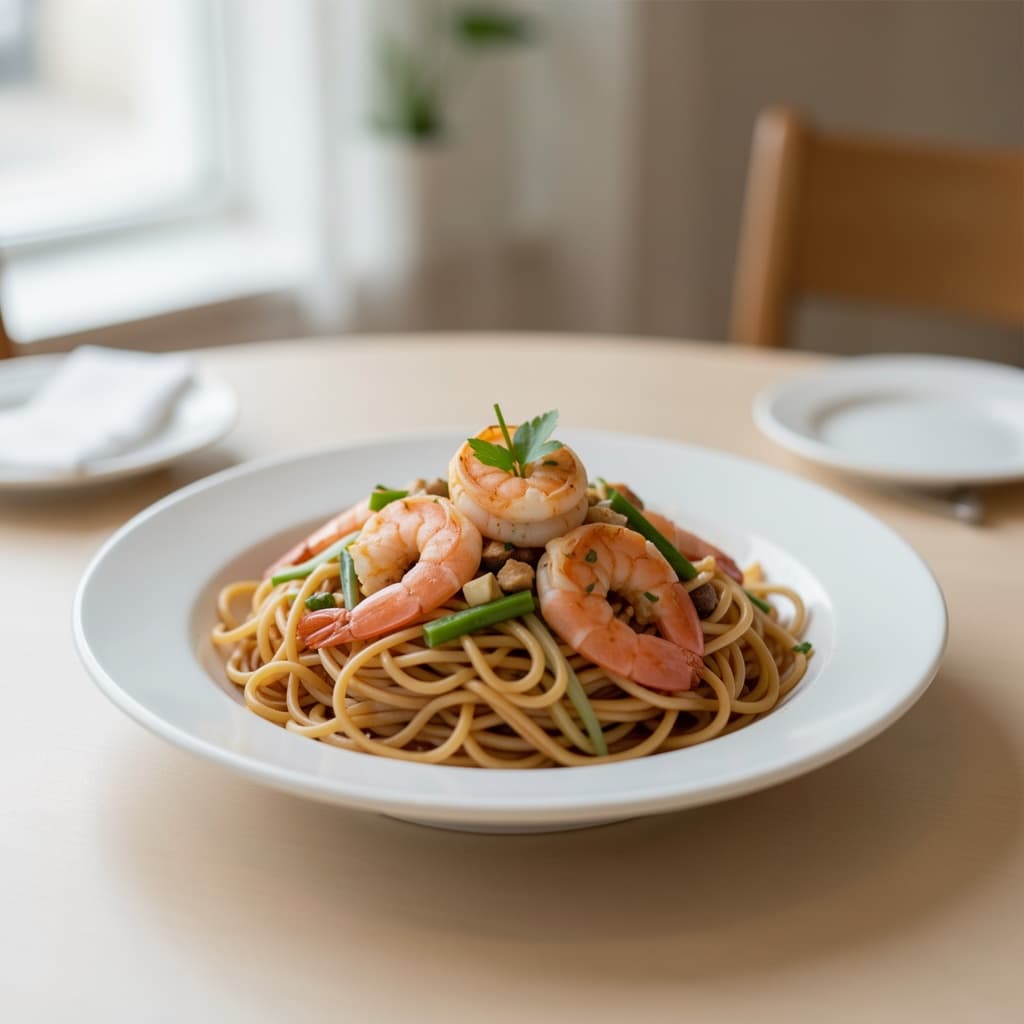 Shrimp Hakka Noodles