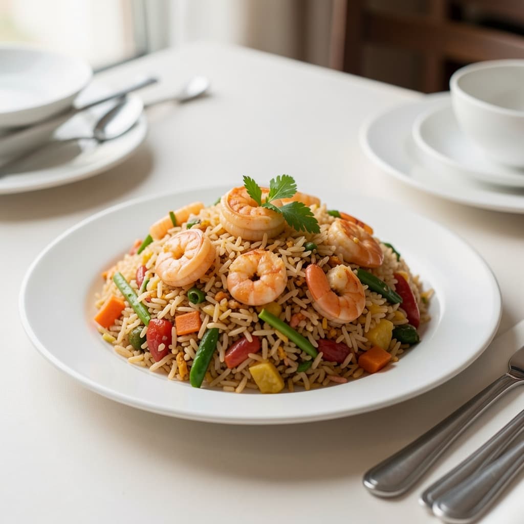 Shezwan Shrimp Fried Rice
