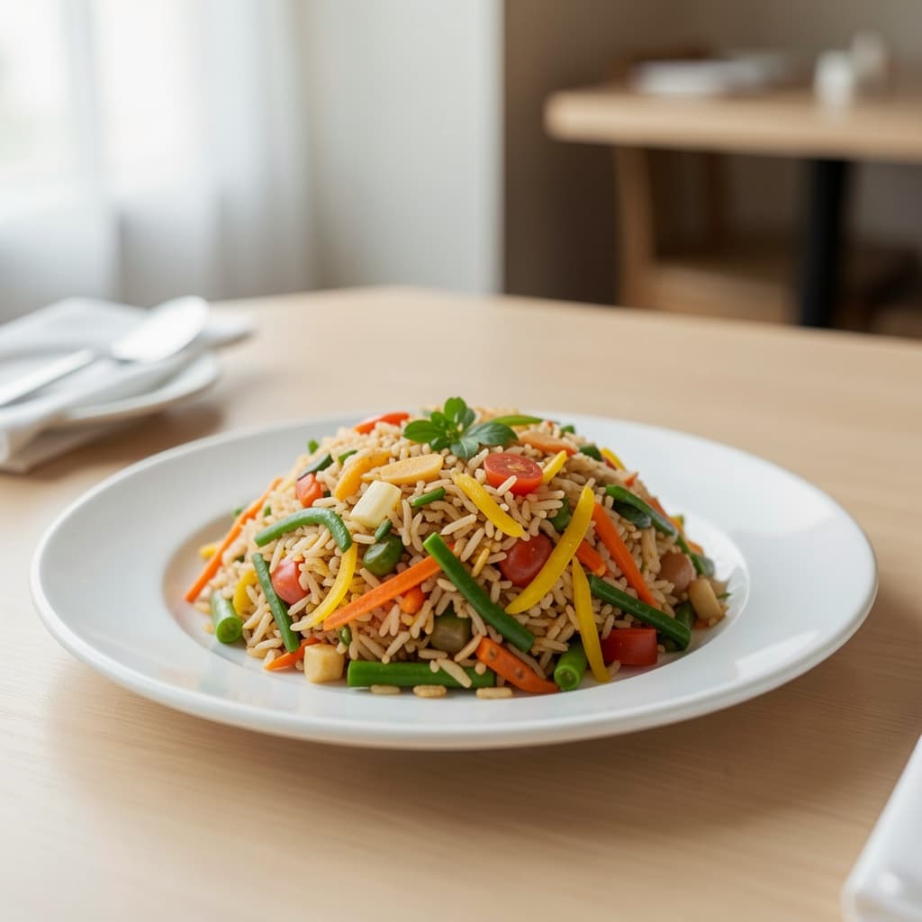Shezwan Vegetable Fried Rice