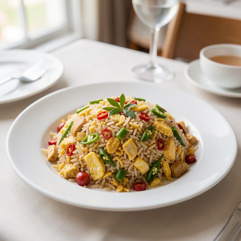 Chilli Garlic Egg Fried Rice