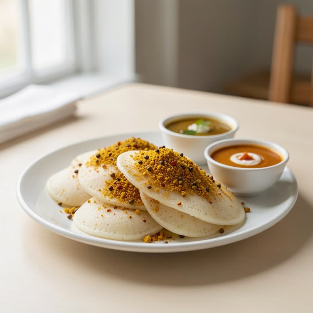 Ghee Podi Idli