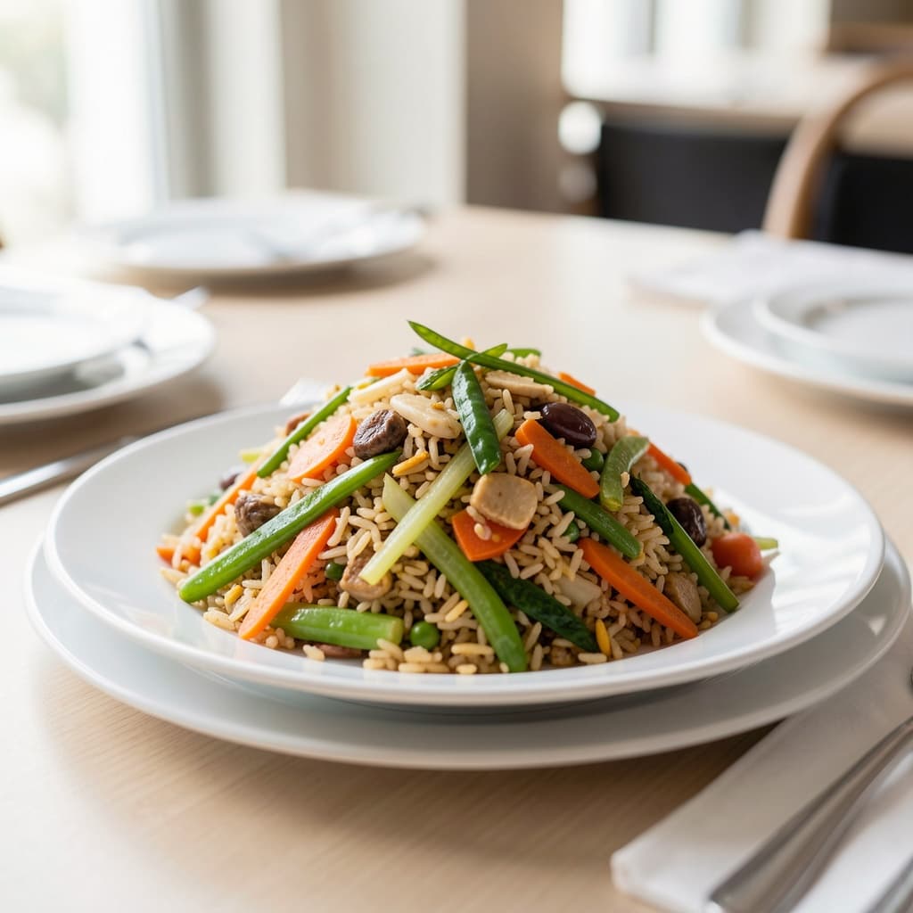 Manchurian Vegetable Fried Rice