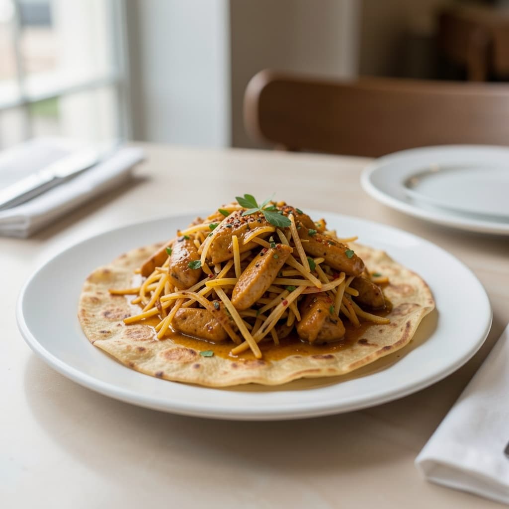 Chicken Kothu Paratha
