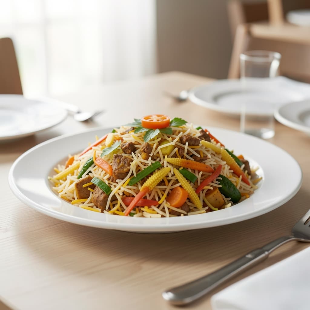 Baby Corn 65 Biryani